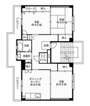 ビレッジハウス下島1号棟の間取り画像