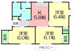ソレイユ湘南の間取り画像