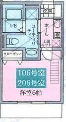 ベルメール湘南辻堂の間取り画像