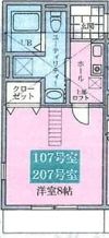 ベルメール湘南辻堂の間取り画像