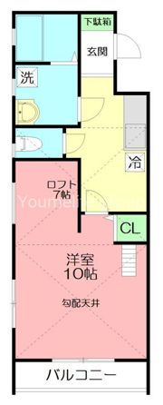 クロスハウスの間取り画像