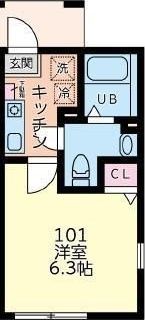 カサ・ソラールさがみ野の間取り画像