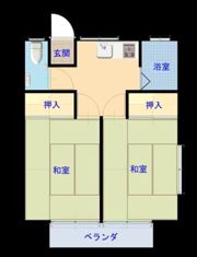 ハイツ相武の間取り画像