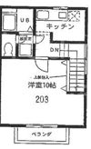 ノーブル富水の間取り画像