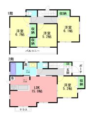 厚木市三田02の間取り画像