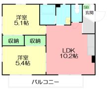 ミラフローレス藤が谷の間取り画像