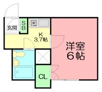 DMハイツの間取り画像