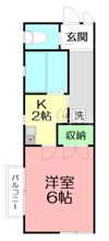 ヴァン・ヴェール上荻野の間取り画像