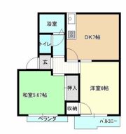 クレールメゾンABの間取り画像