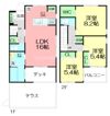 SSGテラスIIの間取り画像