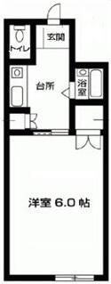 クロノス南矢名2番館の間取り画像