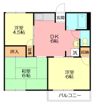 コーポ白山Bの間取り画像