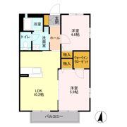 グランメールの間取り画像