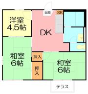 スターハイツBの間取り画像