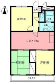 ソレイユ楠の間取り画像