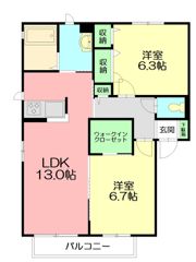 アドニスAの間取り画像