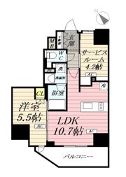 デュオステージ藤沢の間取り画像
