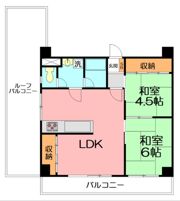 相武台駅前スターハイツの間取り画像