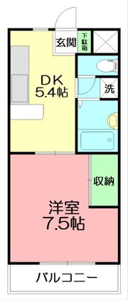アミカルメント萩原の間取り画像