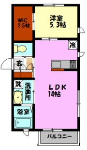 カーサ見附の間取り画像