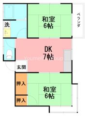 コーポ二宮の間取り画像