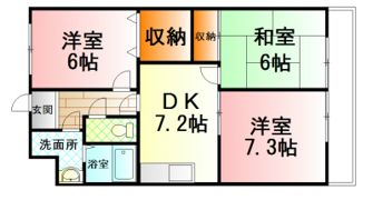 パレスコスモスの間取り画像