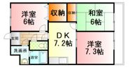 パレスコスモスの間取り画像
