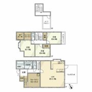 材木座戸建の間取り画像