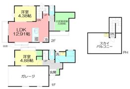 The Garage鵠沼Baseの間取り画像