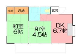 鈴木貸家の間取り画像