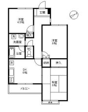 ピースフル湘南Aの間取り画像