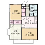 シティー堂山Aの間取り画像