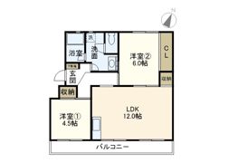 名瀬マンションの間取り画像
