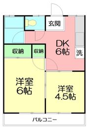 グリーンヒルハイムの間取り画像