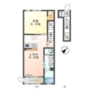 レビン湘南の間取り画像