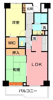 内藤マンションA棟の間取り画像