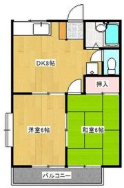 イーストヒルズの間取り画像