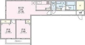 シンセイレジデンス入谷の間取り画像