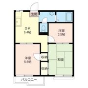 クレフォート影取 Aの間取り画像