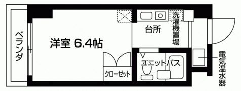 スチューデントハイツ本厚木の間取り画像