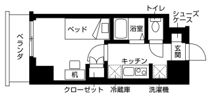 バウスクロス東海大学前の間取り画像