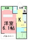 アザーレ・パッシオ本厚木Bの間取り画像