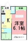 アザーレ・パッシオ本厚木Bの間取り画像