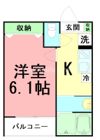 アザーレ・パッシオ本厚木Bの間取り画像