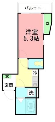 FIORE戸塚 壱番館の間取り画像