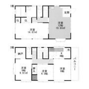 秦野市萩が丘 戸建の間取り画像