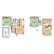 橋本貸家の間取り画像