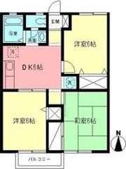 NYコーポ・Dの間取り画像