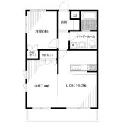 ヨコハマベルフラッツNORTH＆SOUTHの間取り画像