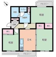 くず葉台団地 1号棟の間取り画像